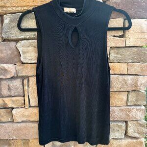 Susan Lawrence Black Tank Top Stretchy Material